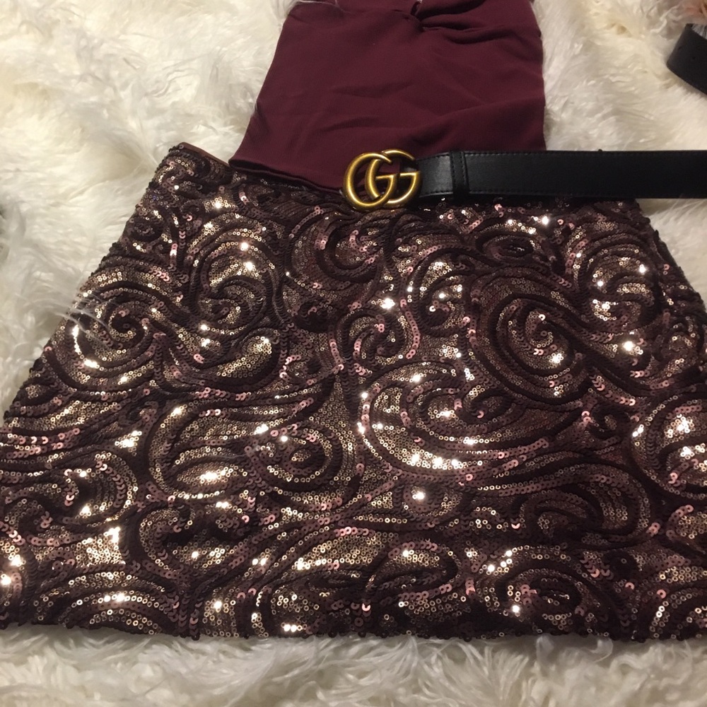 Silence + Noice NWT sequined mini skirt